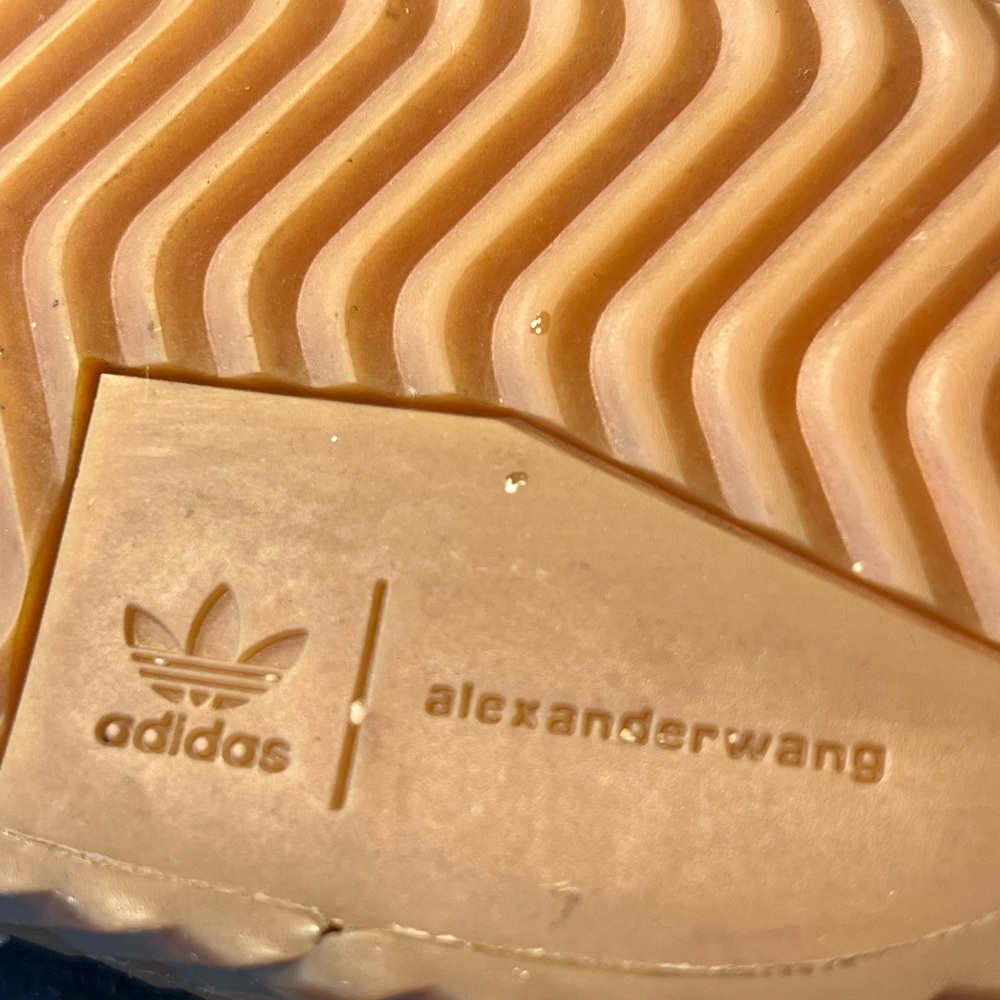 🔥🖤🖤Adidas Alexander Wang X Skate Black Suede sneakers size 11.5, used but SLEEK - Picture 9 of 14
